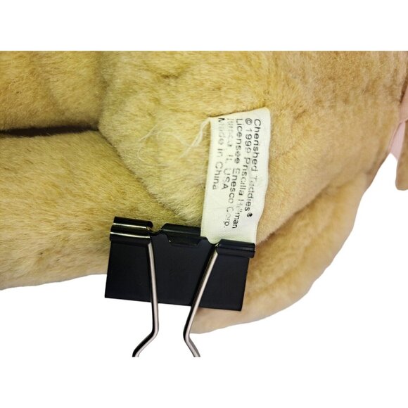 VTG Cherished Teddies Plush Teddy Bear by Priscilla Hillman - Beige Tan, 8in - Picture 7 of 9